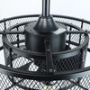 12.2'' Elyja 8 - Blade Caged Ceiling Fan with Remote Control and Light Kit Included