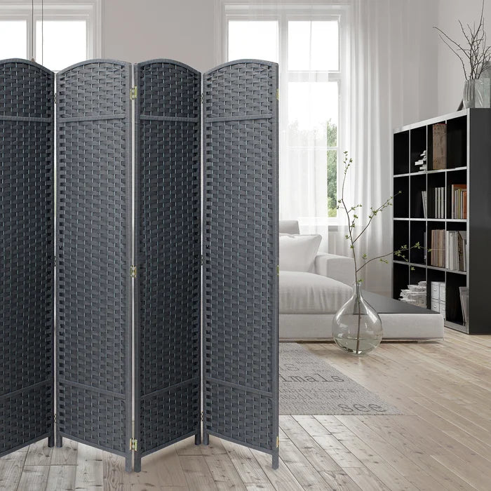 126'' W x 72'' H 8 - Panel Solid Wood Folding Room Divider