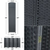 126'' W x 72'' H 8 - Panel Solid Wood Folding Room Divider