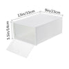 12Pcs Foldable Shoe Box Storage Plastic Transparent Case Stackable Organizer BAT125
