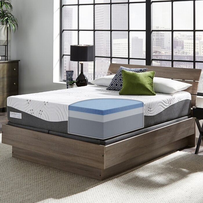 12" Firm Gel Memory Foam Mattress - King (#K6544)