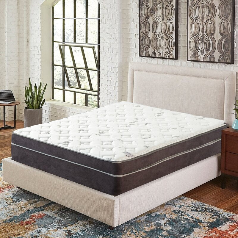 (King) 12" Firm Innerspring Mattress + Box Springs