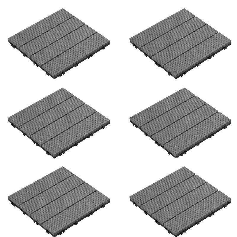 12" x 12" Composite Interlocking Deck Tile K7158 (2 boxes)