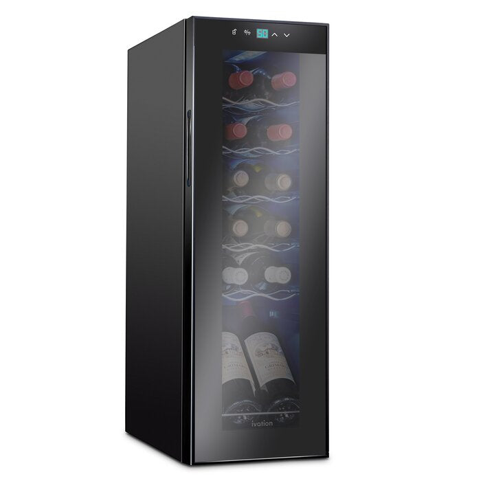 12 Bottle Single Zone Freestanding Wine Refrigerator CL290