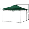12 Ft. W x 10 Ft. D Steel Patio Gazebo