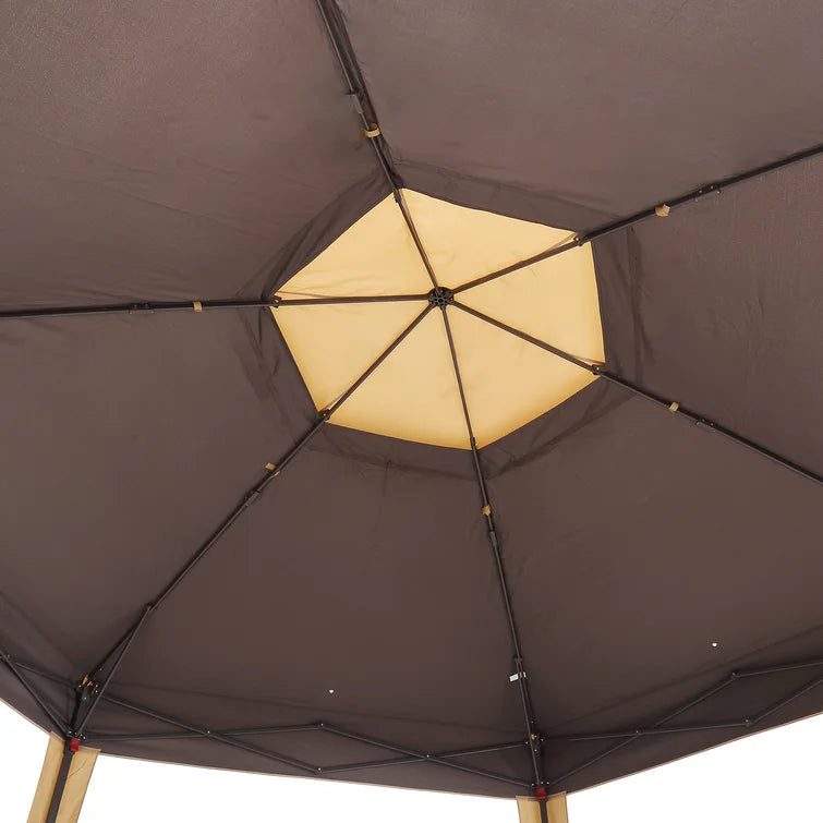 12 Ft. W x 6.5 FT. D Steel Pop-Up Gazebo