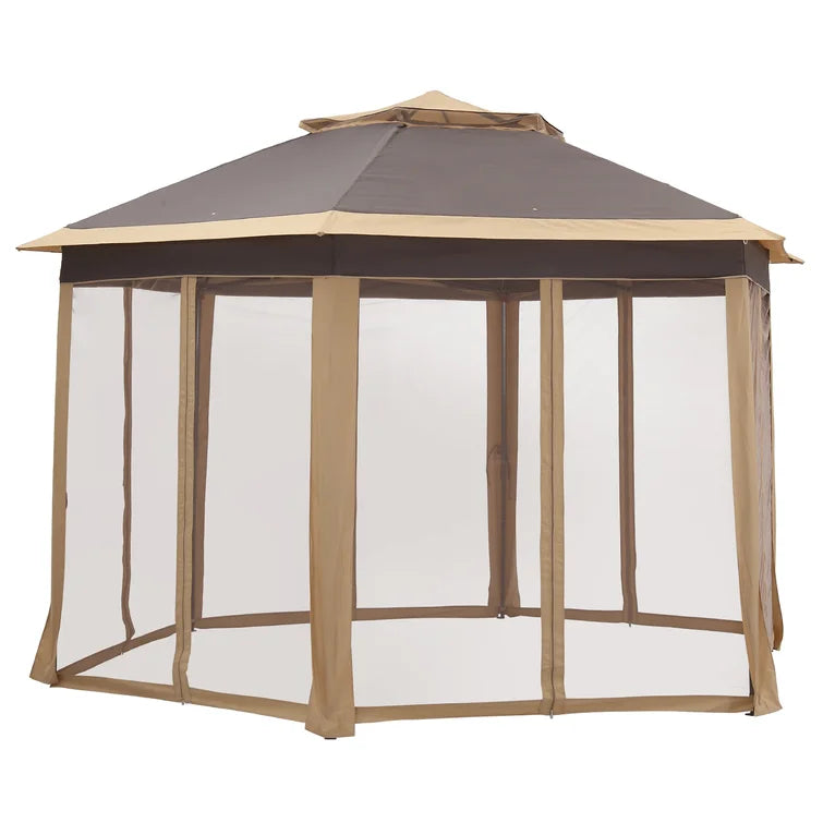 12 Ft. W x 6.5 FT. D Steel Pop-Up Gazebo