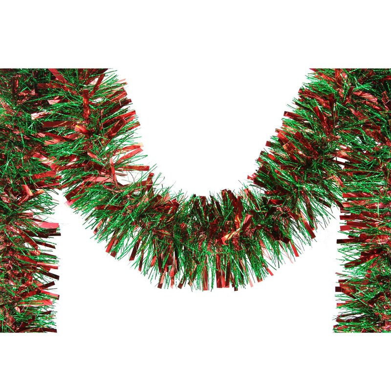 12' Holographic Christmas Tinsel Garland CYS269