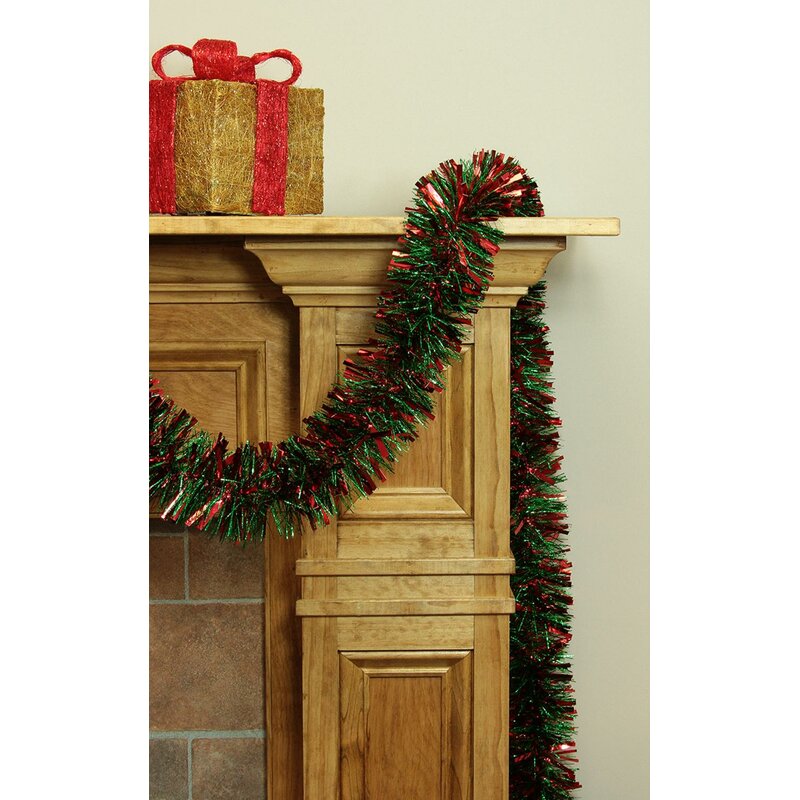 12' Holographic Christmas Tinsel Garland CYS269