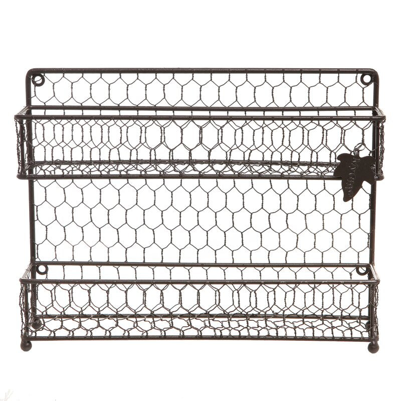 12 Jar Spice Rack 9.44'' H x 12.2'' W x 2.75'' D