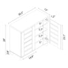 12 Pair Shoe Storage Cabinet