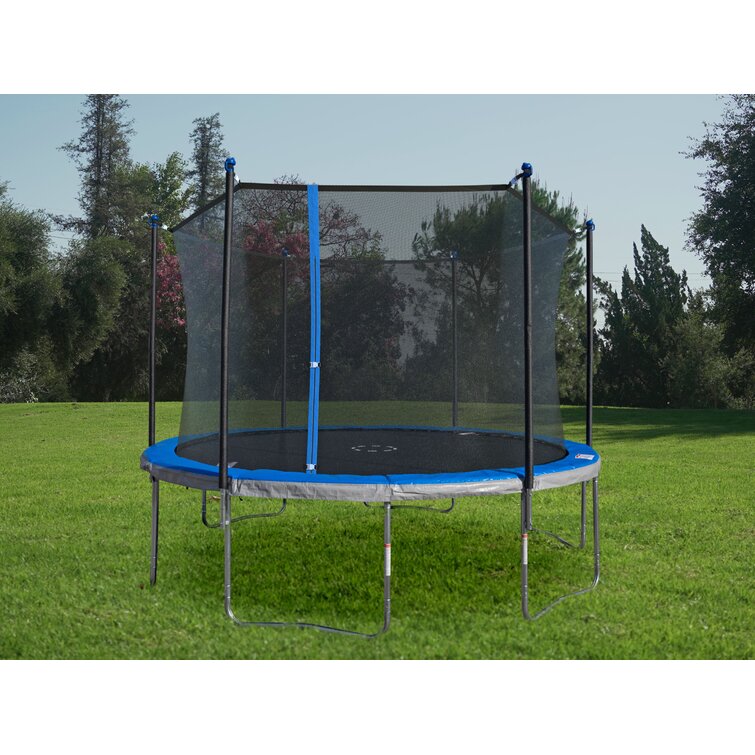 12' Round Trampoline with Safety Enclosure pt804