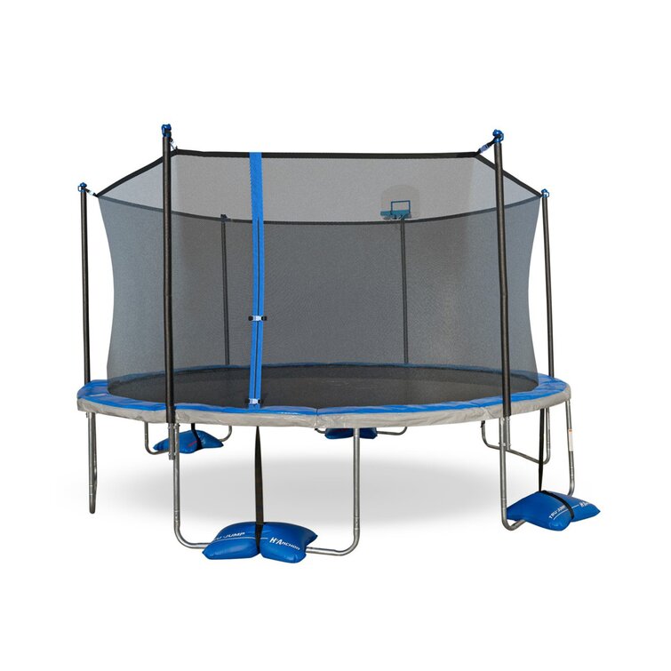 12' Round Trampoline with Safety Enclosure pt804