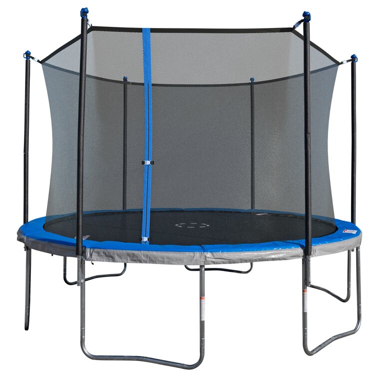 12' Round Trampoline with Safety Enclosure pt804