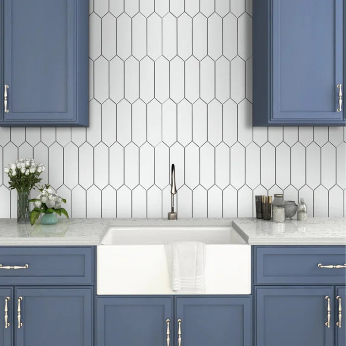12" x 11" Stone Composite Peel & Stick Mosaic Tile, (4 Cases)