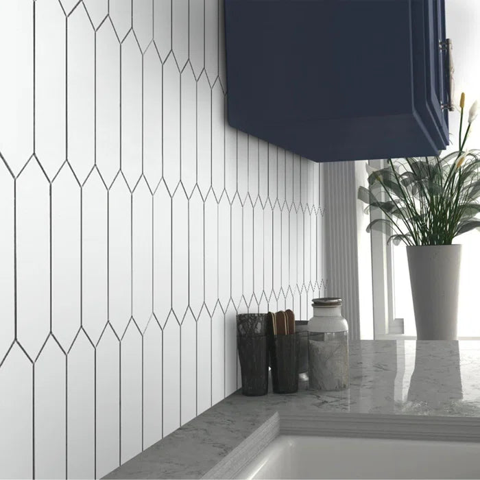 12" x 11" Stone Composite Peel & Stick Mosaic Tile, (4 Cases)