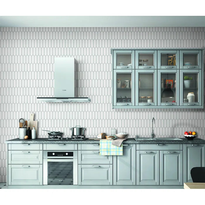 12" x 11" Stone Composite Peel & Stick Mosaic Tile, (4 Cases)