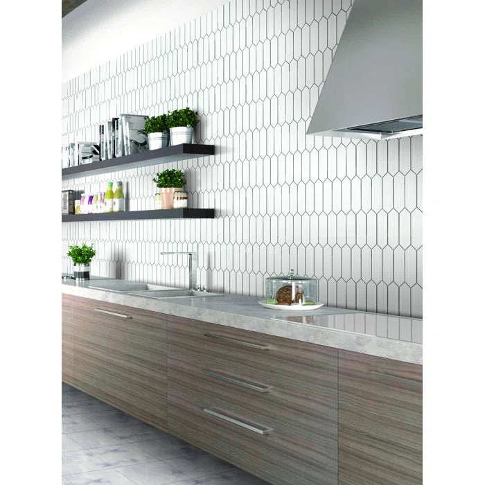 12" x 11" Stone Composite Peel & Stick Mosaic Tile, (4 Cases)