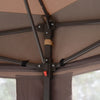 13.5 Ft. W x 9.5 FT. D Steel Patio Gazebo