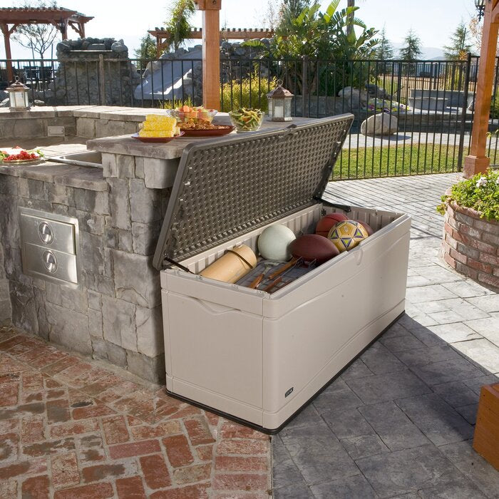 130 Gallon Plastic Deck Box (#K6331)