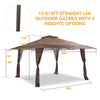13 Ft. W x 13 Ft. D Steel Pop-up Canopy
