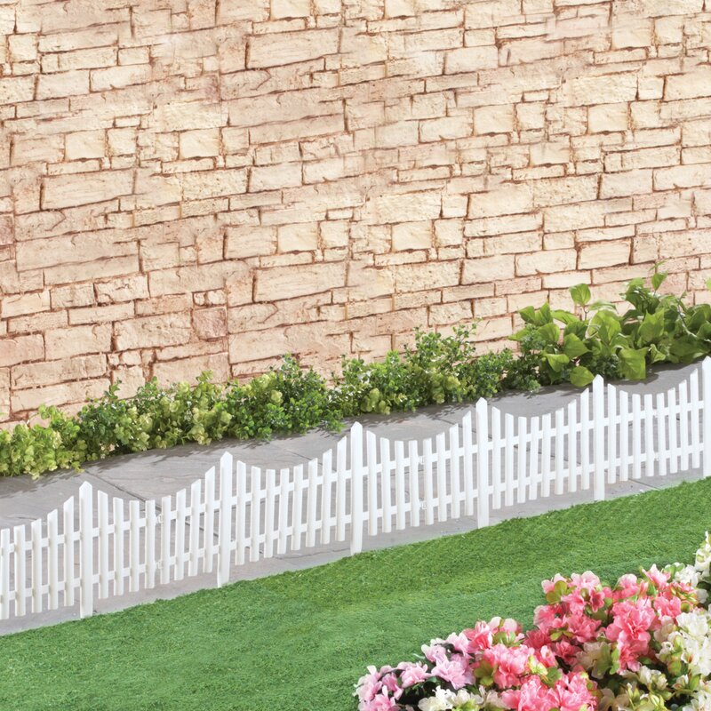 13" H x 24" W Flexible Vinyl Fence (Set of 4) HAB209