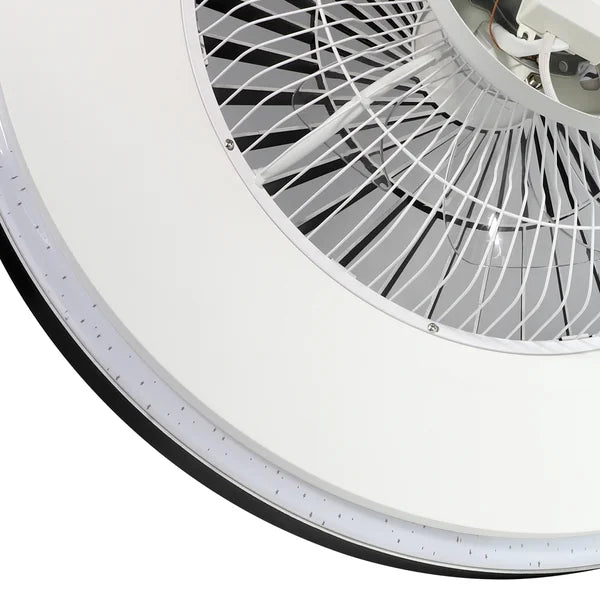 14.17'' Machella 7 - Blade LED Flush Mount Ceiling Fan with Remote Control and Light Kit Included