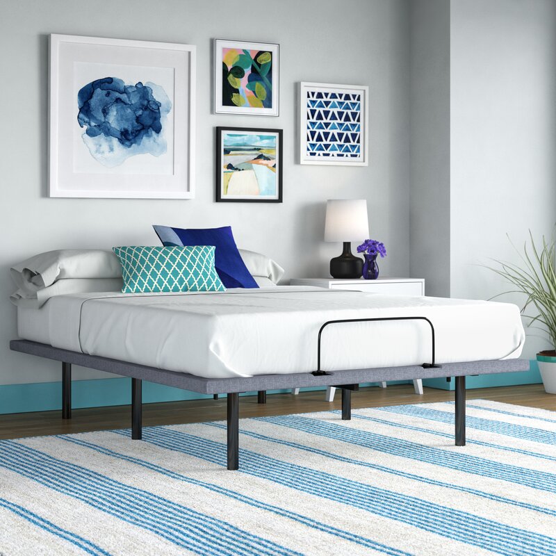 14.75" Massaging Zero Gravity Adjustable Bed with Wireless Remote TWIN XL SHB475
