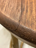 Bronze Solid Wood Adjustable Height Side Table/Stool