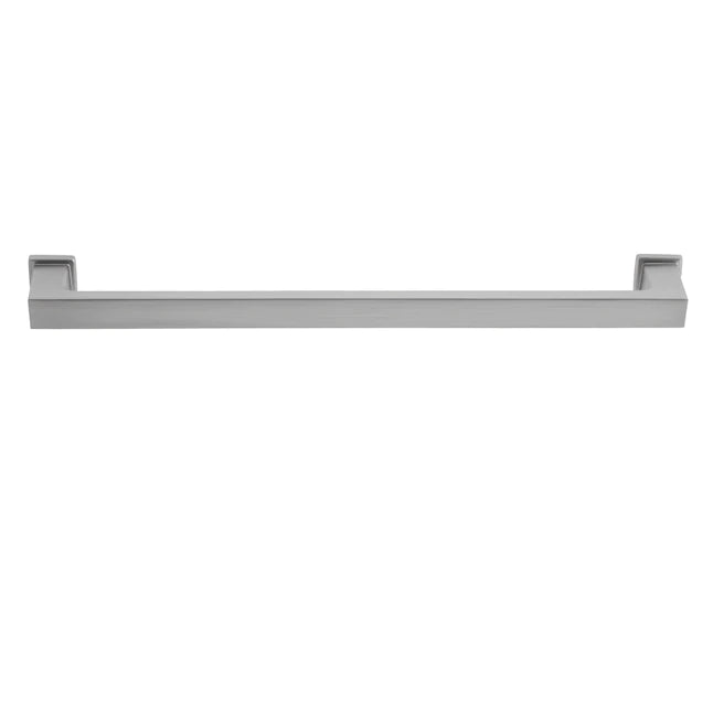8-in Center to Center Satin Nickel Rectangular Bar Drawer Pulls
