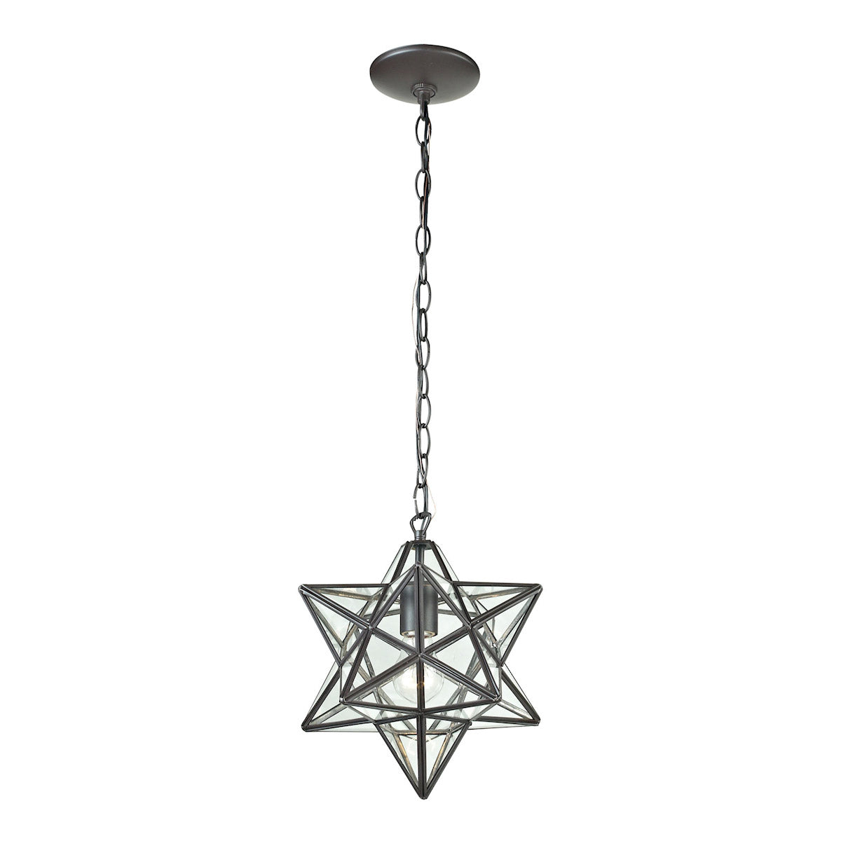 1-Light Star Pendant (#K1973)