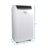 14,000 BTU Portable Air Conditioner with Heater and Remote (Part number: BPACT14HWT) CYB357