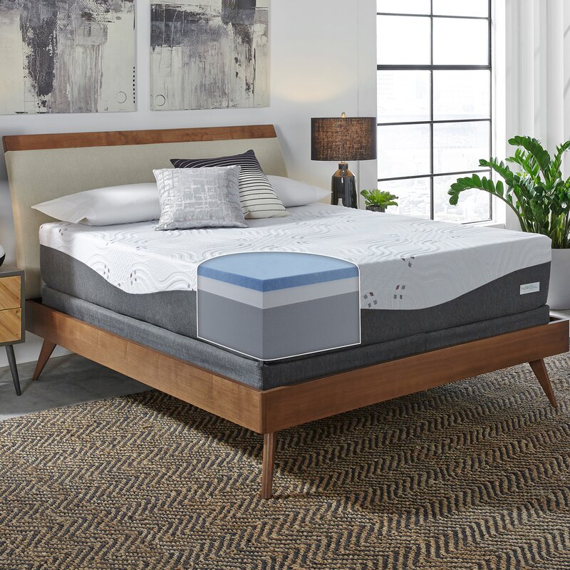 14" Firm Gel Memory Foam Mattress AH253