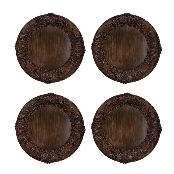 14" Melamine Mary Beth Charger (Set of 4) EE966