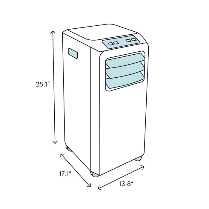 Black + Decker 14,000 BTU Energy Star Portable Air Conditioner with Heater and Remote (#K3628)
