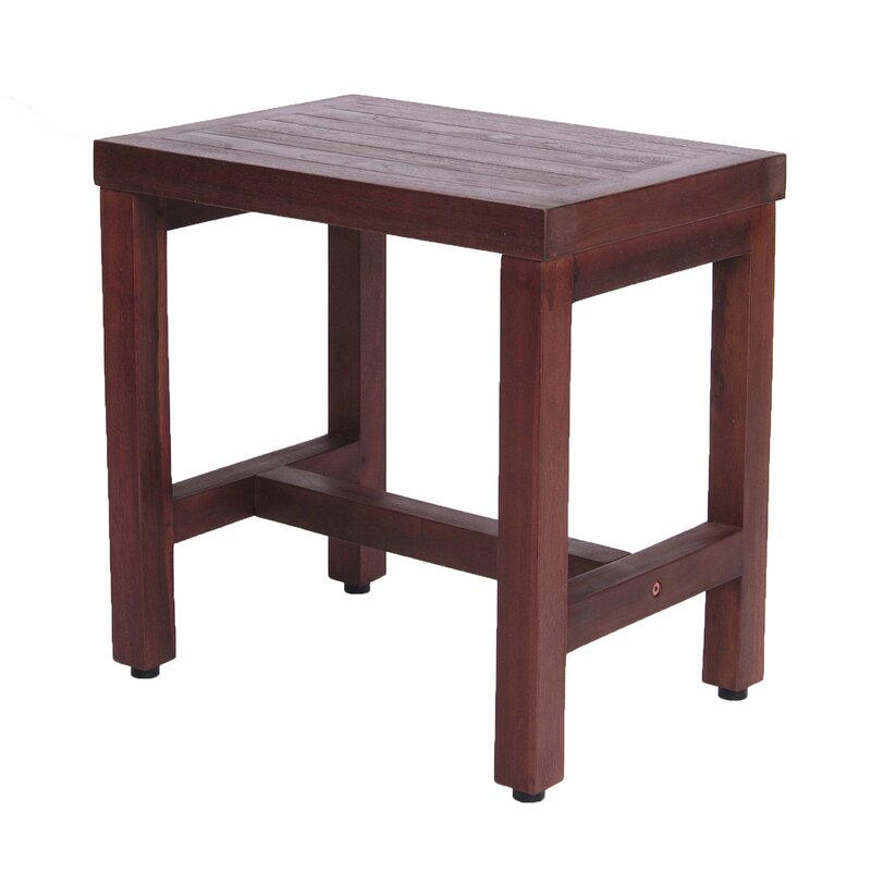 14'' W Teak Shower Bench