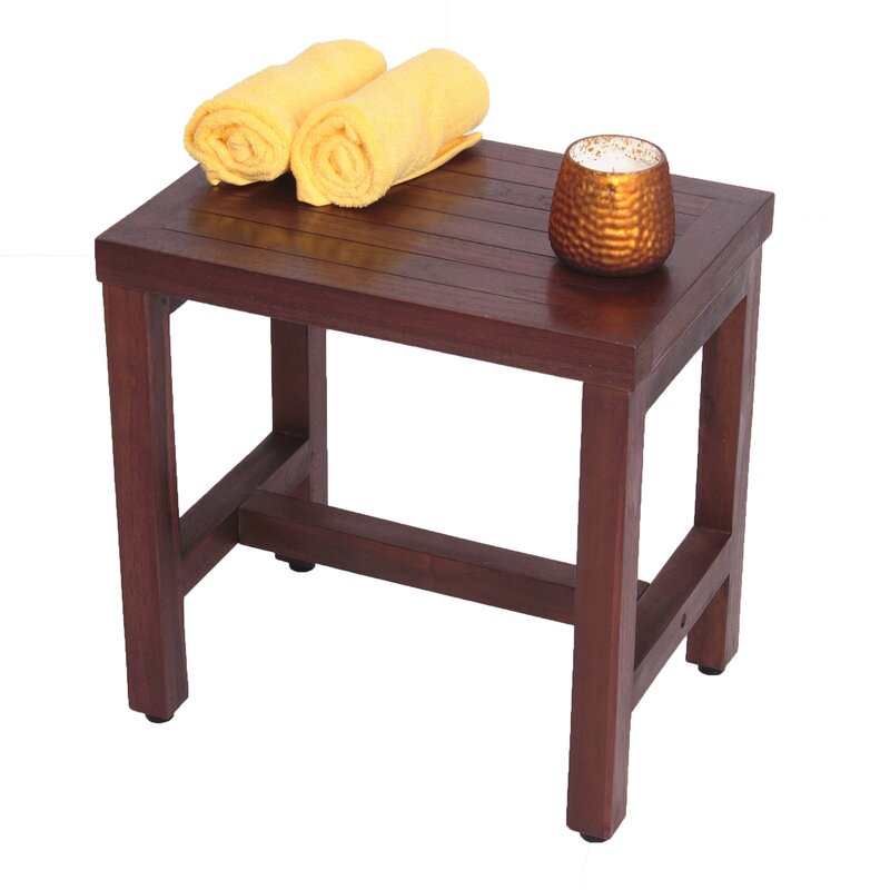 14'' W Teak Shower Bench