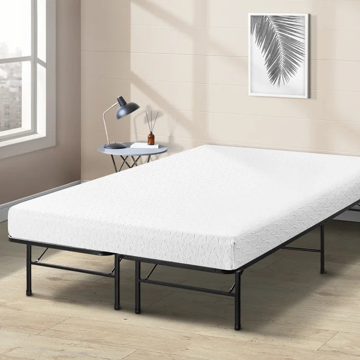 14" Full Foldable Platform Bed Frame