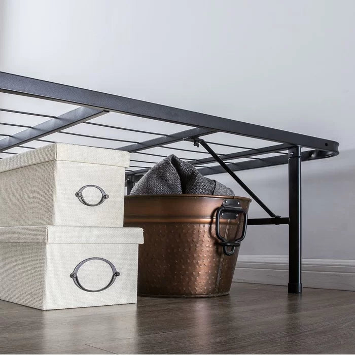 14" Full Foldable Platform Bed Frame