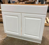 Project Source White Single Sink Bathroom Vanity