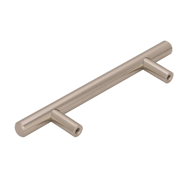 Bar Pulls 10-Pack 3-3/4-in Center to Center Polished Nickel Cylindrical Bar Drawer Pulls