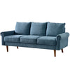 Testan Modern Light Blue Sofa