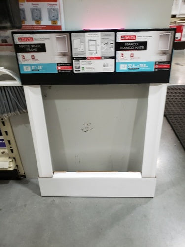 21" x 28" Small/S1 Rectangular Mirror Frame in Matte White (Set of 2)