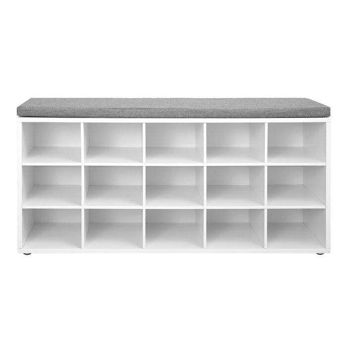15 Pair Shoe Storage Bench