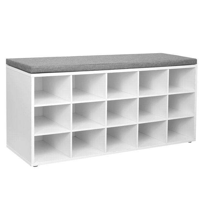15 Pair Shoe Storage Bench
