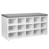 15 Pair Shoe Storage Bench