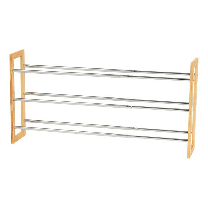15 Pair Stackable Shoe Rack