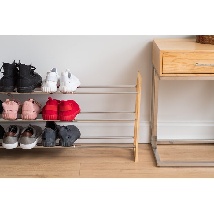 30 Pair Stackable Shoe Rack – Salvage & Co Indy
