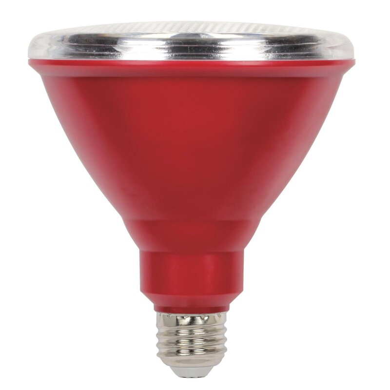 3314700 15 Watt (100 Watt Equivalent), PAR38 LED, Non-Dimmable Light Bulb, Red (2700K) E26/Medium (Standard) Base B71-VS205