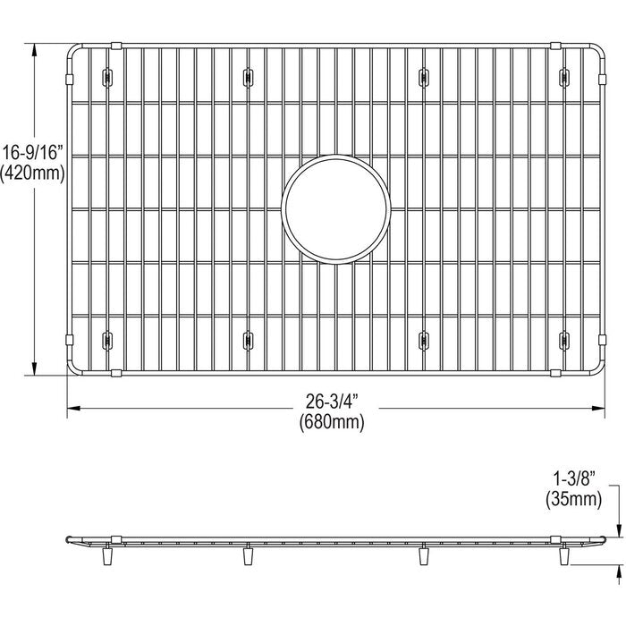 16.56" x 26.75" Sink Grid (#K5081)